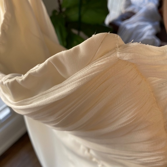 Custom Sarah Seven "Sandra" Wedding Dress Size 14/16 - Picture 9 of 9